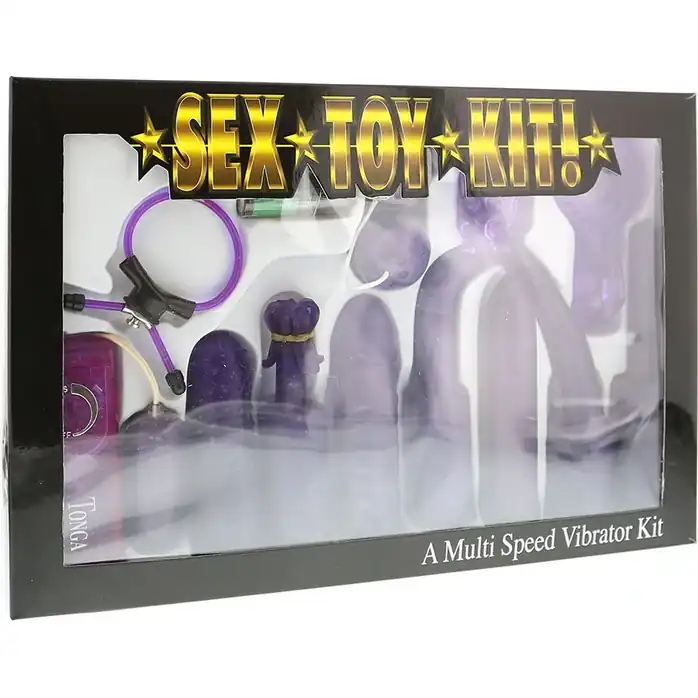 Фиолетовый вибронабор SEX TOY KIT LAVENDER. Фотография 2.