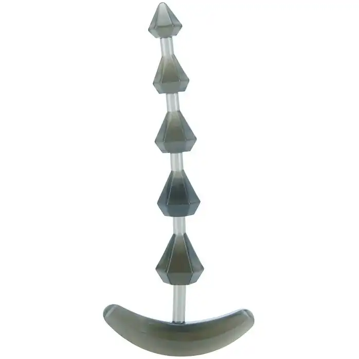 Дымчатая анальная цепочка PLIABLE PROBE - 15 см