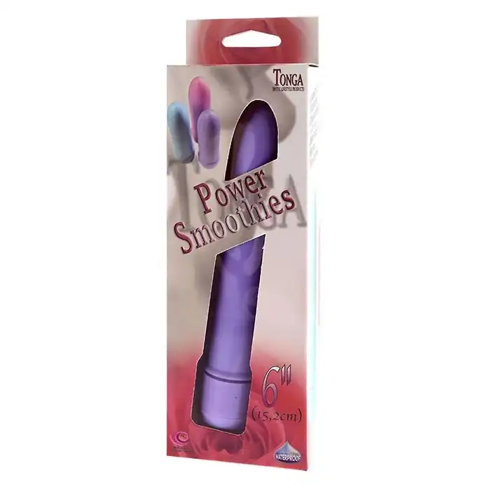 Классический фиолетовый вибратор CERAMITEX POWER SMOOTHIES - 15,2 см. Фотография 2.