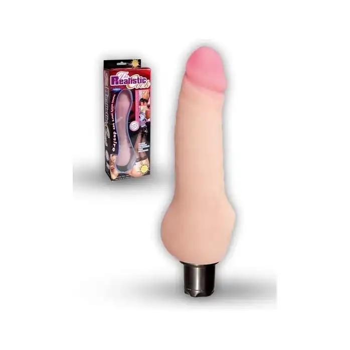 Телесный вибратор-реалистик Waterproof Cyber Vibe - 23,8 см