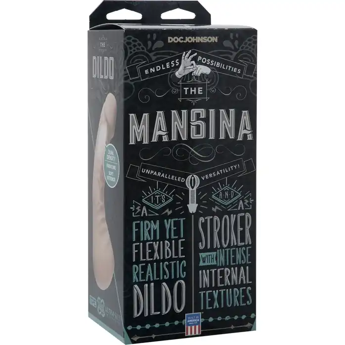 Мастурбатор с фаллоимитатором The Mangina - 24 см. Фотография 3.
