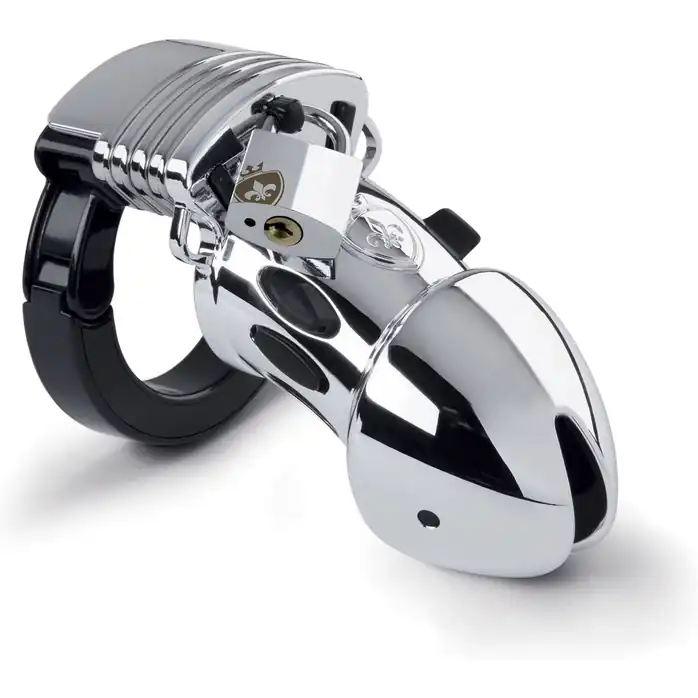 Мужской пояс верности Pubic Enemy No1 Silver Edition