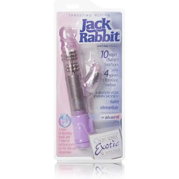 Искрящийся хай-тек вибратор Jack Rabbit - 24 см - Jack Rabbits. Фотография 3.
