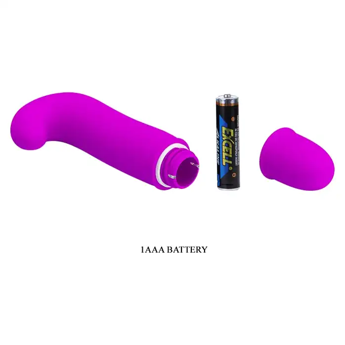 Силиконовый мини-вибратор Dana с загнутым кончиком - 10,6 см - Pretty Love. Фотография 7.