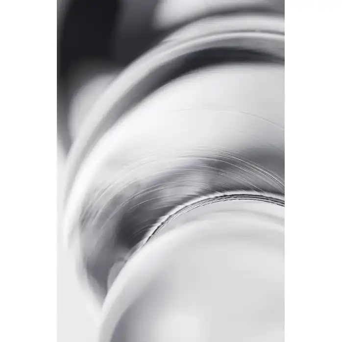 Прозрачная анальная втулка-ёлочка из стекла - 10,5 см - Sexus Glass. Фотография 4.
