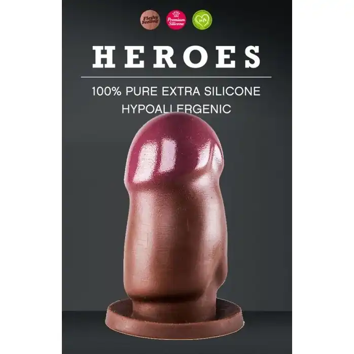 Анальная пробка для фистинга Heroes #22 Brown - 17 см - Heroes