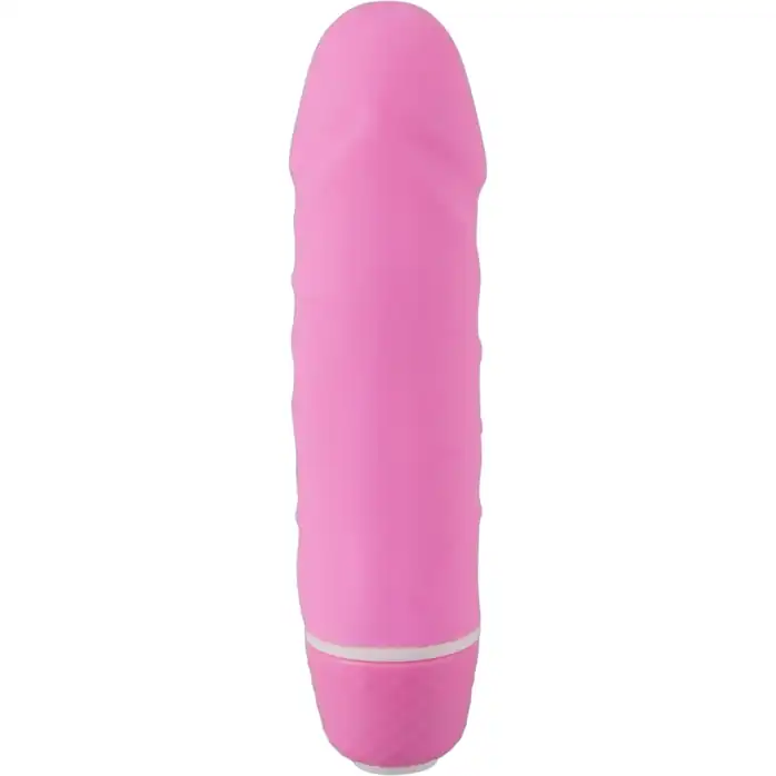 Розовый миниатюрный вибратор Mini Little Darling - 12,5 см - Sweet Smile. Фотография 2.