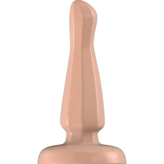 Телесный анальный стимулятор Bottom Line 6 Model 3 Rubber Flesh - 15,5 см - Bottom Line