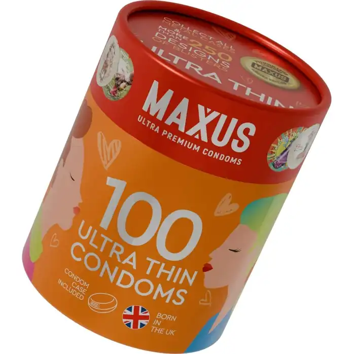 Ультратонкие презервативы Maxus Ultra Thin - 100 шт. Фотография 3.