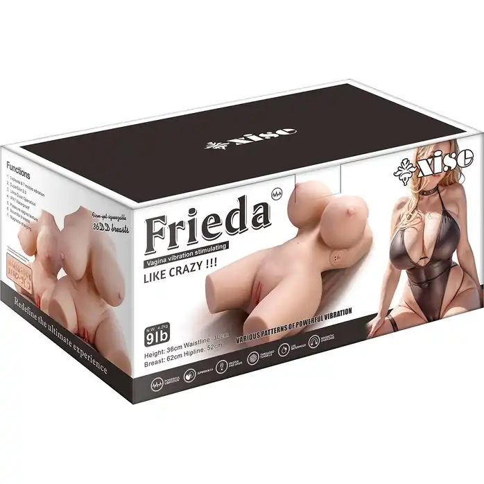 Мастурбатор-торс Frieda с функцией вибрации. Фотография 2.