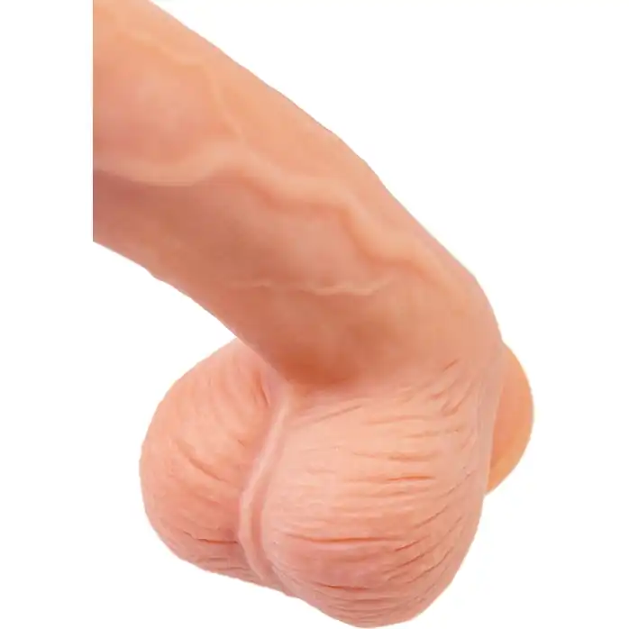 Телесный фаллоимитатор на присоске Wilt - 29,5 см - RealStick Nude. Фотография 11.