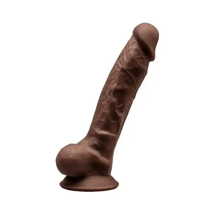 Коричневый фаллоимитатор SILEXD Model 1 7’’ - 17,5 см - SILEXD
