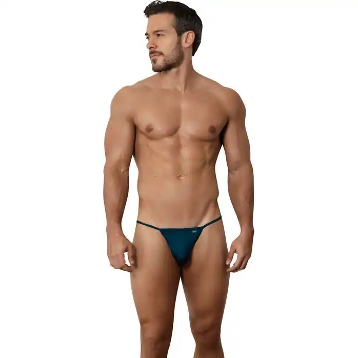 Темно-синие трусы-танга Destellos Brief Bikini. Фотография 4.