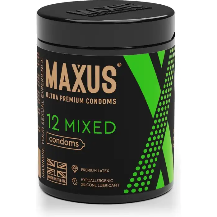 Презервативы MAXUS Mixed - 12 шт