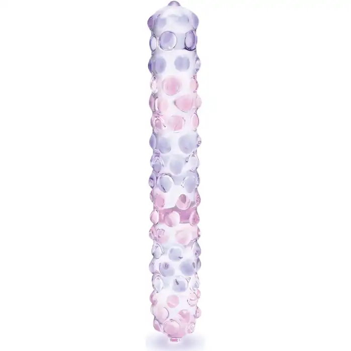 Фаллоимитатор с массажными точками Purple Rose - 23 см