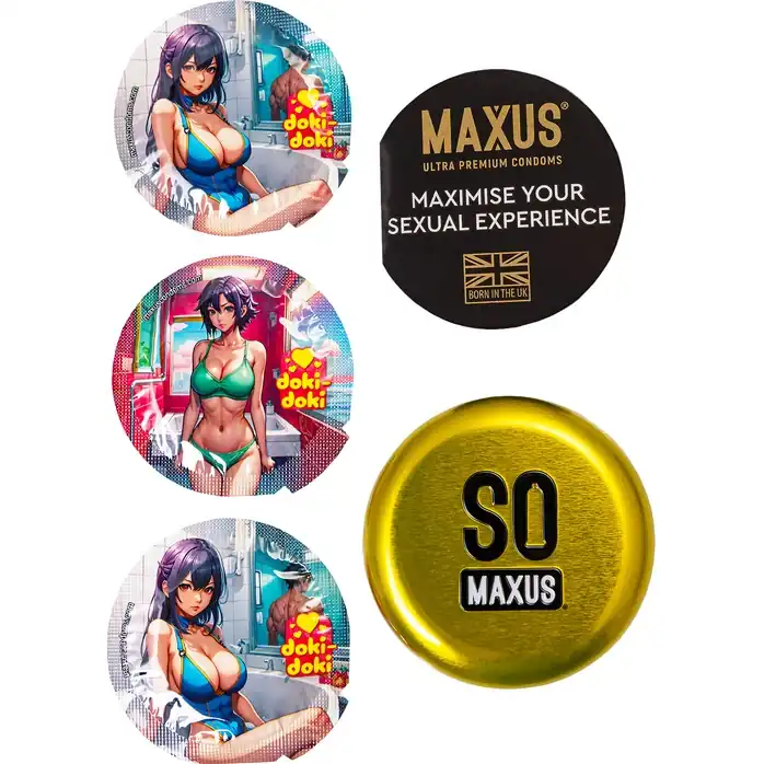 Презервативы анатомической формы Maxus Sensual - 3 шт. Фотография 3.