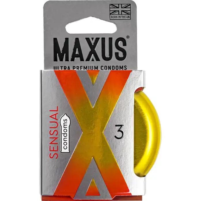 Презервативы анатомической формы Maxus Sensual - 3 шт