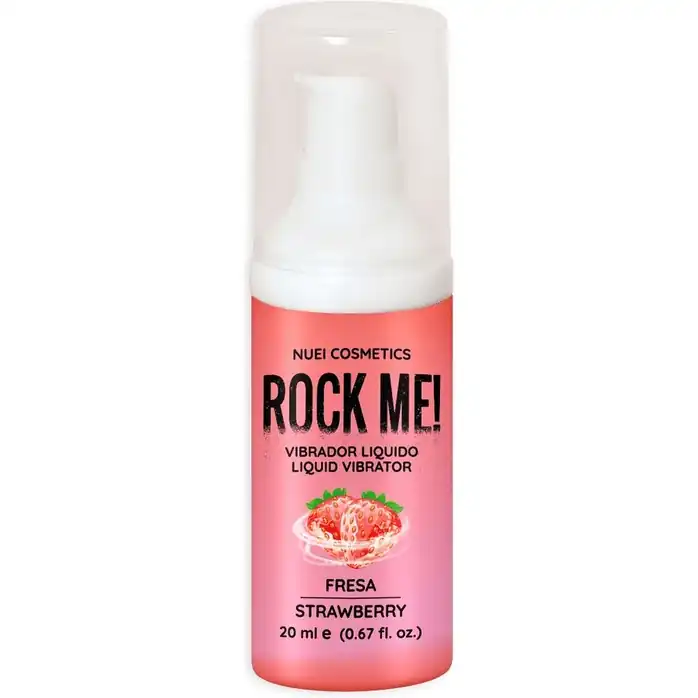 Жидкий вибратор Nuei Rock Me! с ароматом клубники - 20 мл