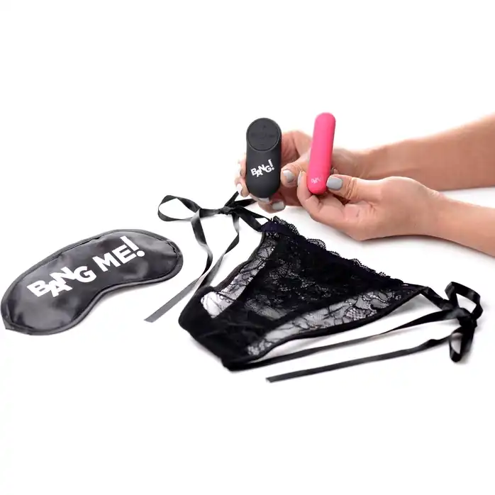 Эротический набор 28X Power Panty Remote Control Bullet Kit - Bang!. Фотография 4.