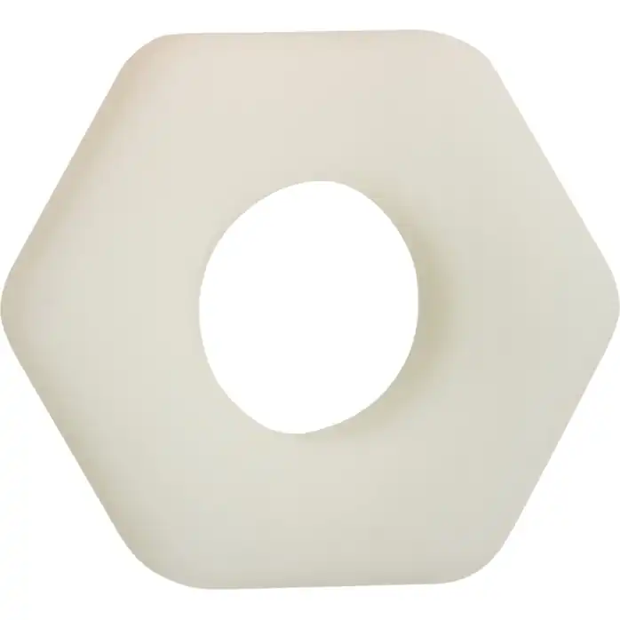 Белое люминесцентное эрекционное кольцо Glow-In-The-Dark Liquid Silicone Prolong Sexagon Ring - Alpha