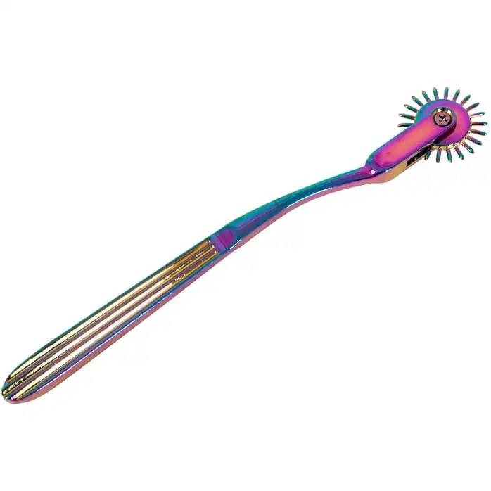 Радужное колесо Вартенберга Rainbow Single Pinwheel - Fetish Collection. Фотография 4.