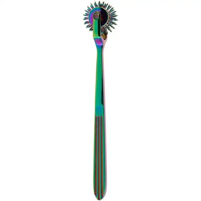 Радужное колесо Вартенберга Rainbow Triple Pinwheel - Fetish Collection. Фотография 3.