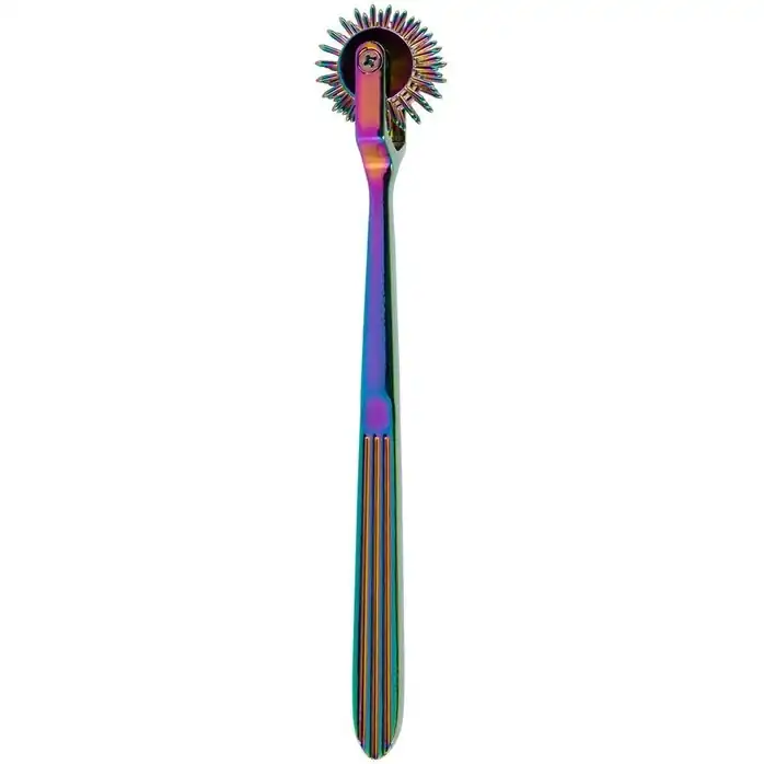 Радужное колесо Вартенберга Rainbow Triple Pinwheel - Fetish Collection