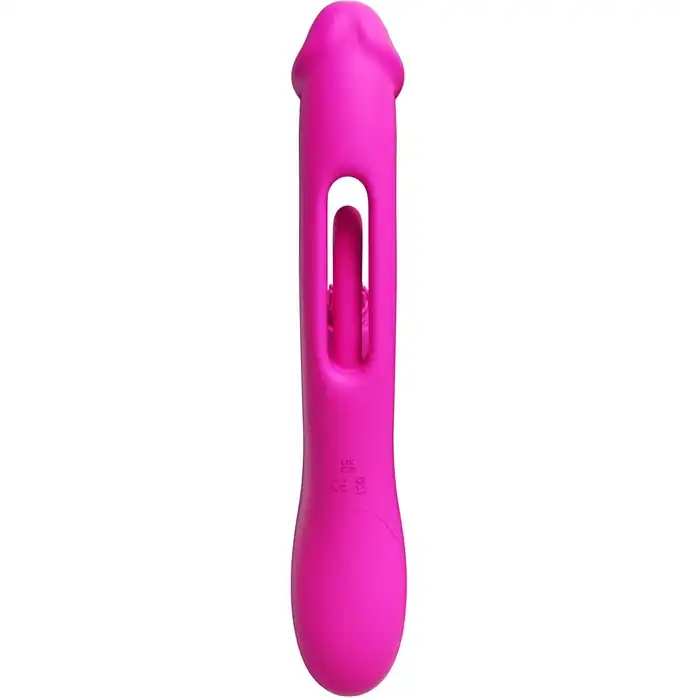 Розовый вибратор-кролик G Spot Ultra - 26,5 см. Фотография 6.