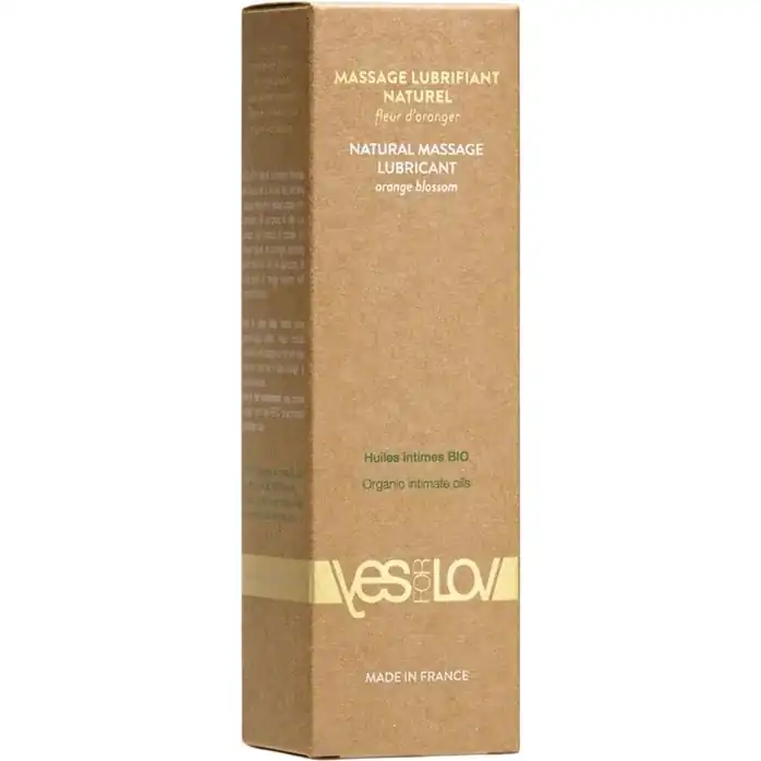 Натуральная массажная смазка Natural Massage Lubricant Orange Blossom - 100 мл. Фотография 3.