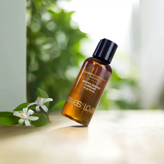Натуральная массажная смазка Natural Massage Lubricant Orange Blossom - 100 мл. Фотография 4.