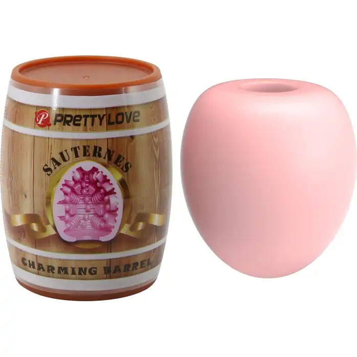 Мастурбатор в футляре-бочке Charming Barrel Sauternes - Pretty Love. Фотография 4.
