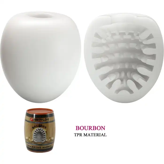 Мастурбатор в футляре-бочке Charming Barrel Bourbon - Pretty Love. Фотография 2.