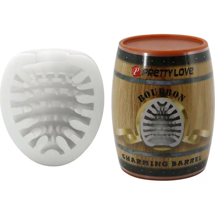 Мастурбатор в футляре-бочке Charming Barrel Bourbon - Pretty Love