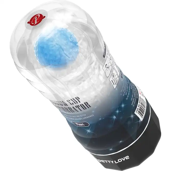 Прозрачный текстурированный мастурбатор Vacuum Cup Masturbator Planet - Pretty Love. Фотография 6.