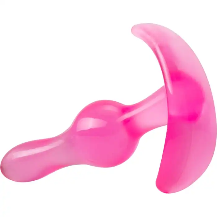 Розовая анальная пробка Curvy Anal Plug - 8,4 см - B Yours. Фотография 4.