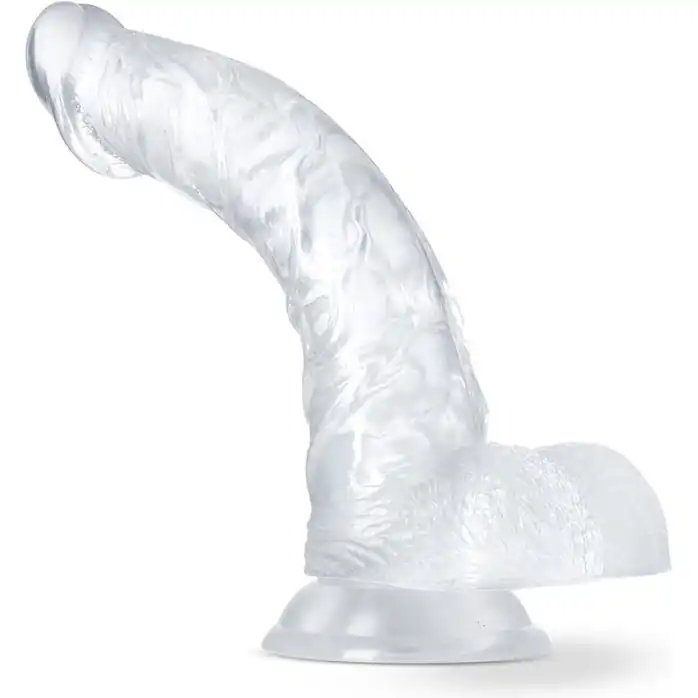 Прозрачный фаллоимитатор Luster - 21,5 см - B Yours Diamond