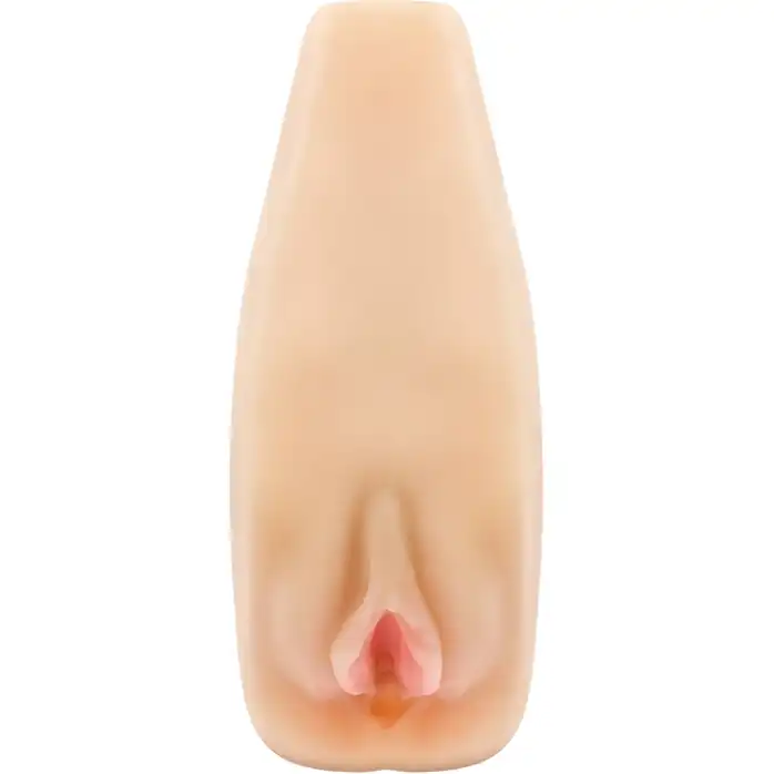 Мастурбатор-вагина с вибрацией Soft Wet Natasha Realistic Beige Masturbator - M for Men. Фотография 5.