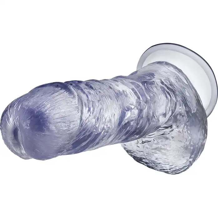 Прозрачный фаллоимитатор Hearty N’ Hefty - 22,9 см - B Yours Plus. Фотография 3.