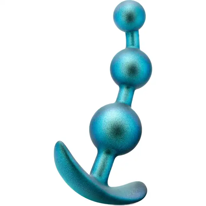 Бирюзовый анальный стимулятор The Gamma Plug - 13,3 см - Anal Adventures. Фотография 3.