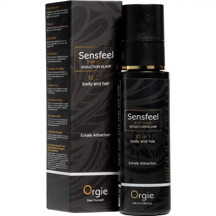 Мужской лосьон для тела и волос с феромонами Orgie Sensfeel For Man Pheromone Seduction Elixir - 100 мл