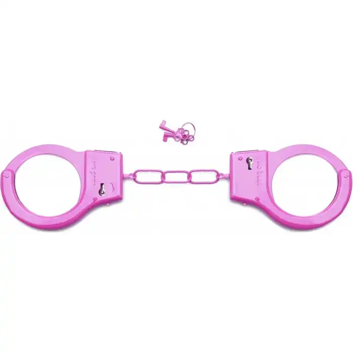Розовые металлические наручники SHOTS TOYS Pink - Shots Toys
