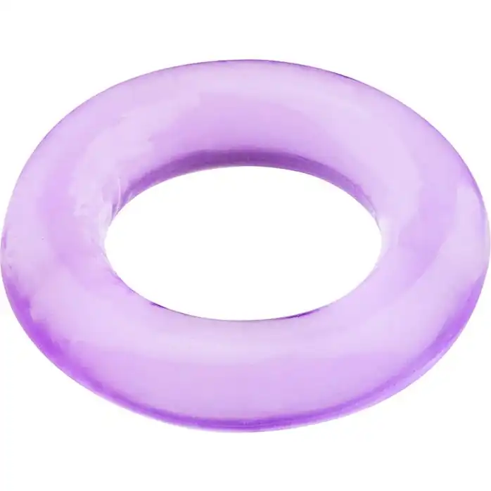 Фиолетовое эрекционное кольцо BASICX TPR COCKRING PURPLE 1INCH - BasicX