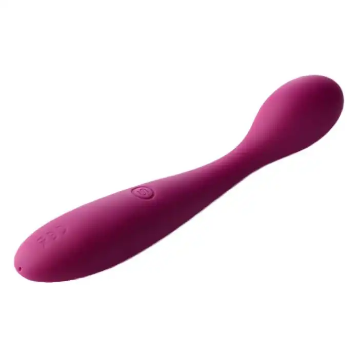 Фиолетовый клиторальный вибратор Keri Violet - 17 см. Фотография 3.