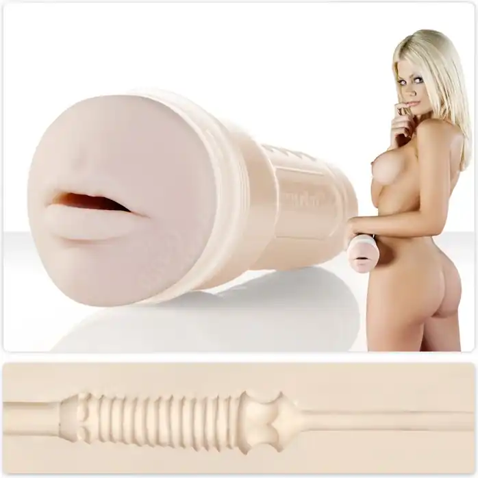 Мастурбатор-ротик Fleshlight - Riley Steele Swallow