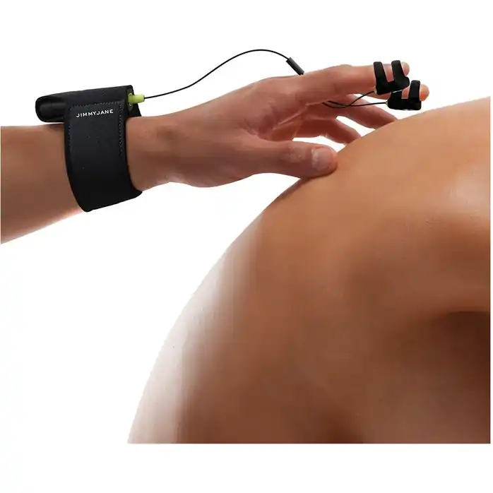 Электростимулятор с вибрацией HELLO TOUCH FINGER VIBRATOR X BLACK. Фотография 2.