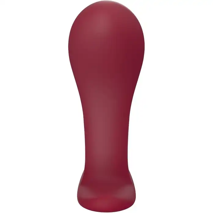 Бордовая анальная пробка Bootie M - 9,3 см. Фотография 2.