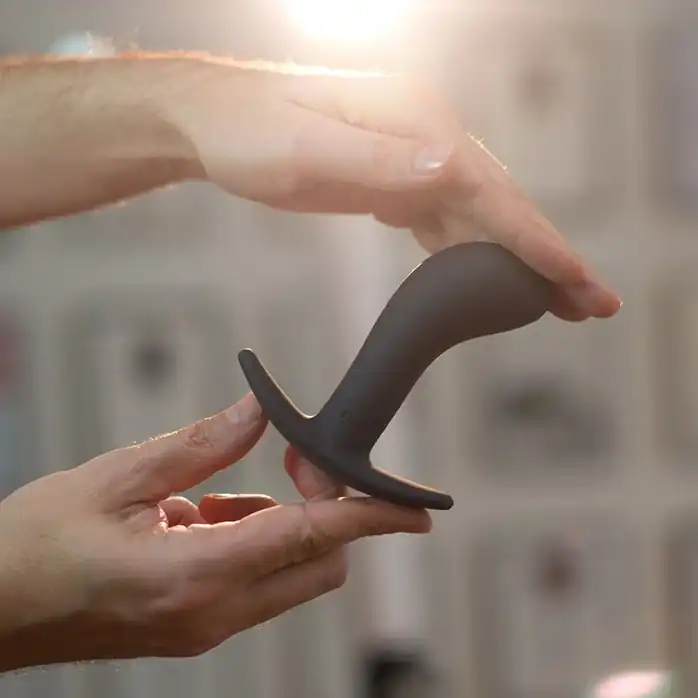 Чёрная анальная пробка Bootie L - 11,1 см. Фотография 4.