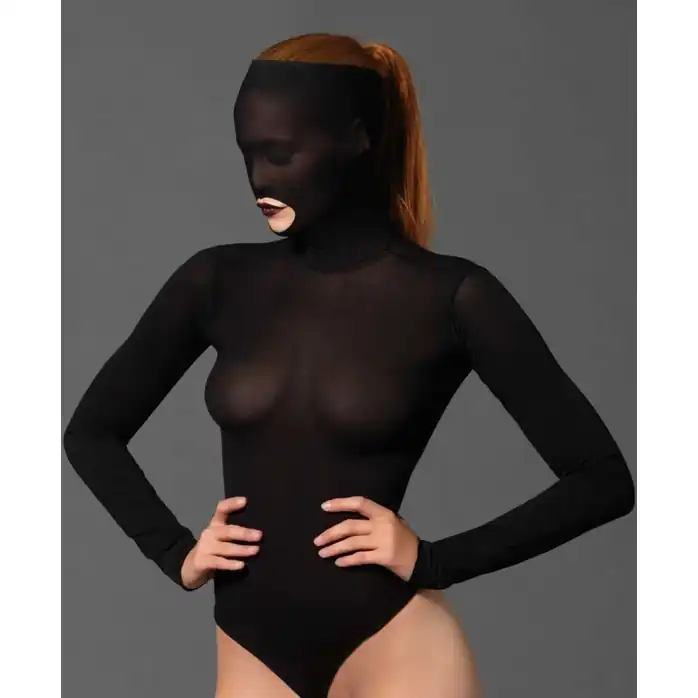 БДСМ-тедди с маской MASKED TEDDY BEADED G-STRING