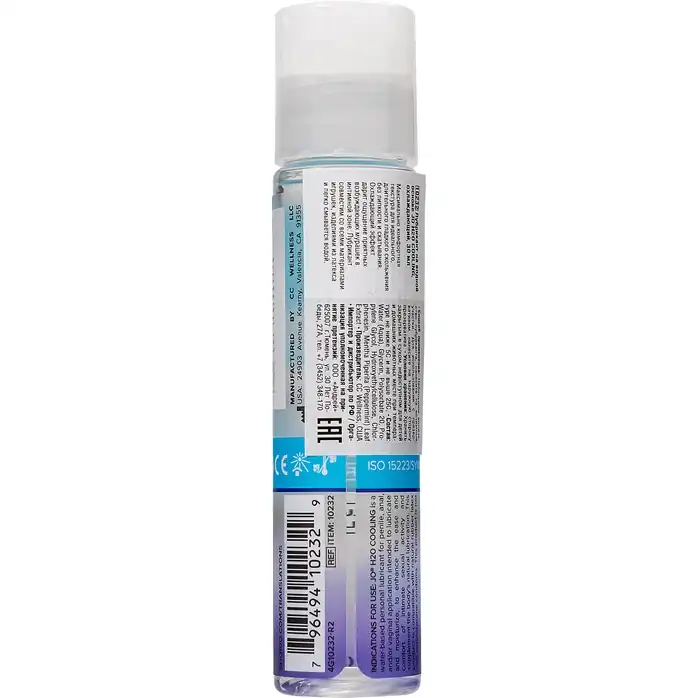 Охлаждающий лубрикант на водной основе JO Personal Lubricant H2O COOLING - 30 мл - JO H2O Classic. Фотография 2.