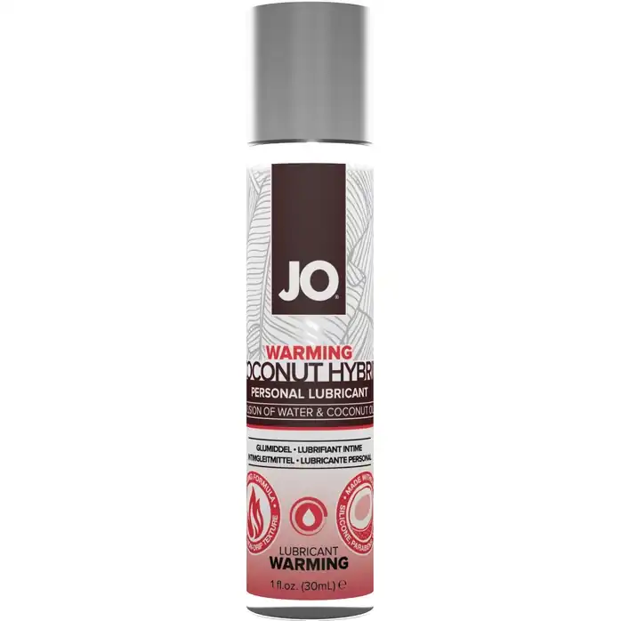 Водно-масляный лубрикант с разогревающим эффектом JO Silicone Free Hybrid Lubricant WARMING - 30 мл - JO Silicone free Hybrid